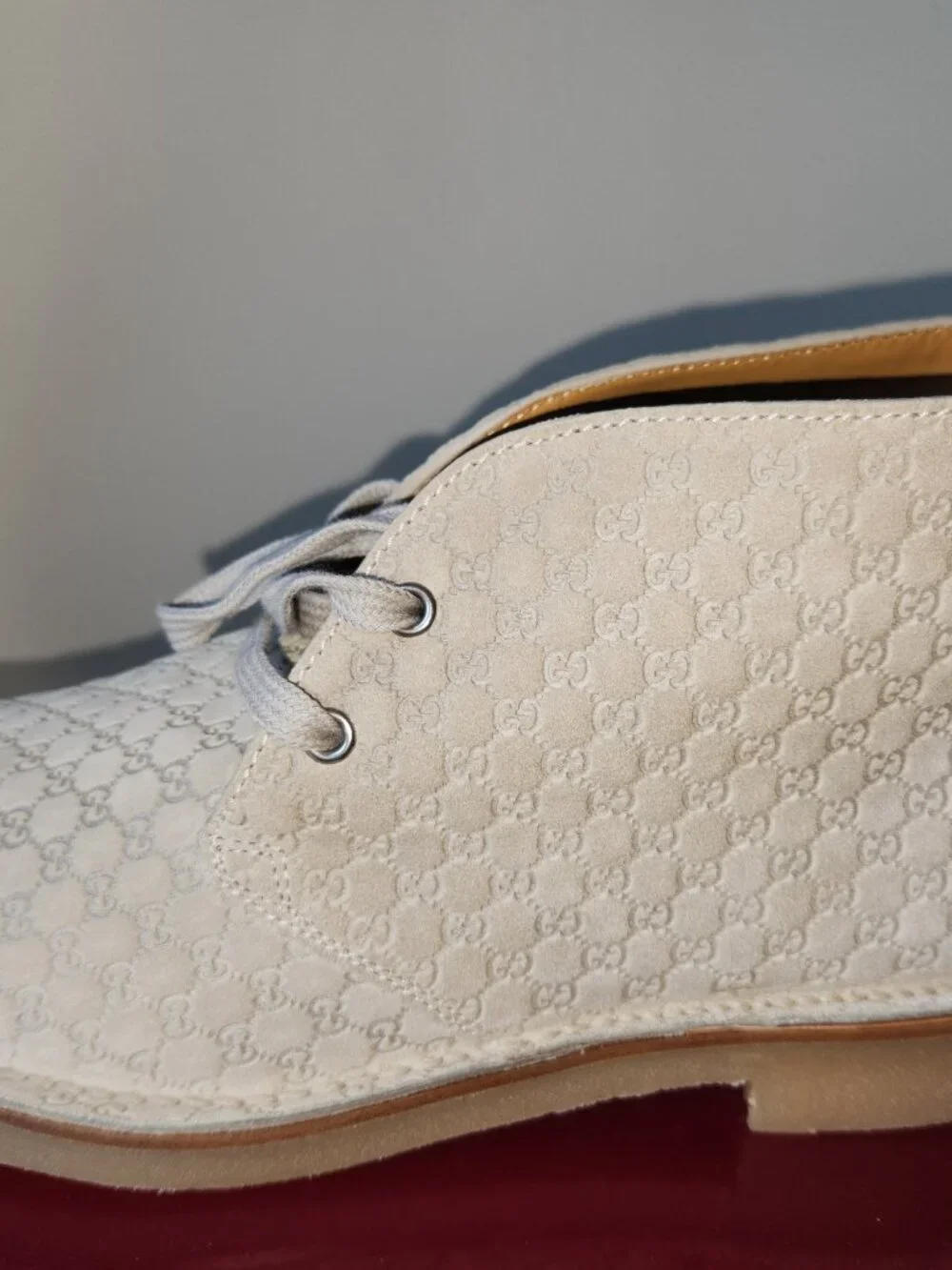 NIB Gucci GG suide ankle boots G 10 US 10.5-11